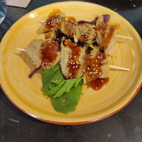 Skewers at Velada in Barcelona