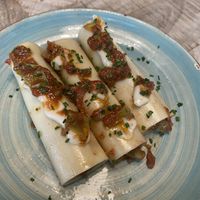 Canelones de alcachofa  at Velada in Barcelona