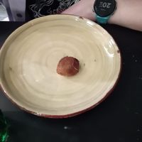 The leftover mushroom croquettes we almost didn't take a picture of because they were so good! at Velada in Barcelona