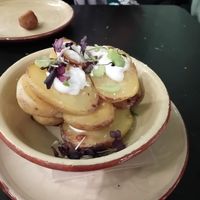 Patatas bravas at Velada in Barcelona