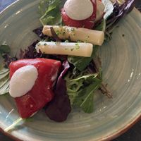 Peppers with cream « sheesse"  at Velada in Barcelona