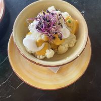 Curry cauliflower   at Velada in Barcelona