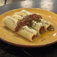 Cold artichoke cannelloni   at Velada in Barcelona
