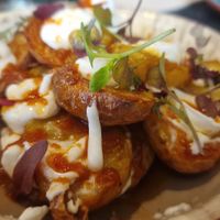 Patatas bravas at Velada in Barcelona
