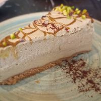 Pistachio cheesecake at Velada in Barcelona