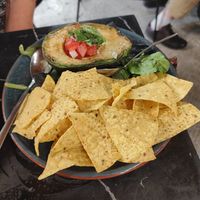 Grilled avocado at Velada in Barcelona