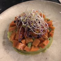 Vegan Salmon tartare  at Velada in Barcelona