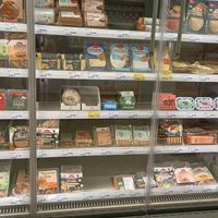 fake meat/cheese at Veritas - Doctor Dou in Barcelona