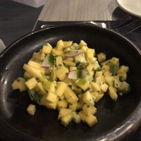 Mango ceviche   at Five Senses in Santorini