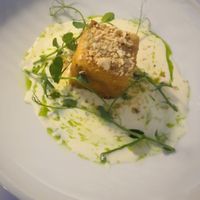 Polenta   at Five Senses in Santorini