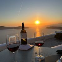   at Five Senses in Santorini