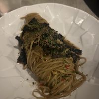 Truffle pasta   at Five Senses in Santorini