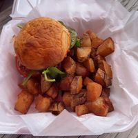 Vegan chikn parm  at Walt & Marie's Country Market & Cafe in Paw Paw