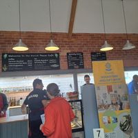 Inside + lots of outdoor seating at World Peace Cafe in Derby