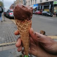 Bounty ice cream at Minted Ice Cream in Glasgow