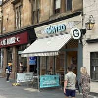 outside  at Minted Ice Cream in Glasgow