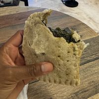 spinach patty. soooo goood  at Wadada Healthy Market & Juice Bar  in Atlanta