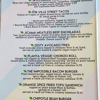 Current menu  at Restaurant 198 in Burtonsville