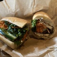 Tofu Banh Mi  at Mr Banh Mi in San Francisco