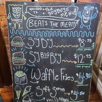 El menu at Soy Boys in Toronto