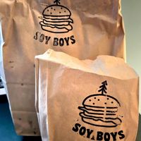 Cute logo at Soy Boys in Toronto