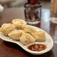 Garlic Gyoza   at Yakuzenshokudo Chabuzen in Tokyo