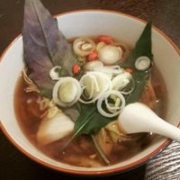 Vegan ramen! at Yakuzenshokudo Chabuzen in Tokyo