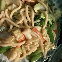 Vegetable yaki udon   at King of the Roll in Larkspur