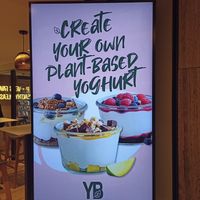 Entrance at YB (Yoghurt Barn) by Autogrill Belgium in Brussels