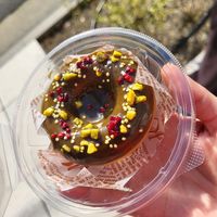 Pistaccio donut at Soy Stories in Fukuoka
