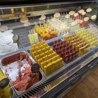 Fancy looking popsicles.  at Mona Lisa L' Atelier Del Gelato - Athens in Athens