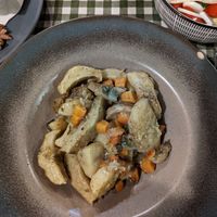 Artichoke stew at Raphael's Restaurant in Ayia Napa