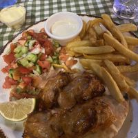 Vegan Sheftalia  at Raphael's Restaurant in Ayia Napa