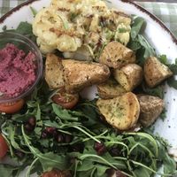 Cauliflower steak    at Raphael's Restaurant in Ayia Napa