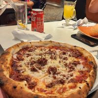 Pizza at Gelateria Núria in Malgrat De Mar