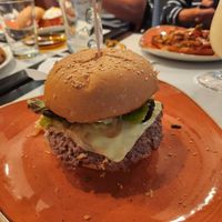 Burger at Gelateria Núria in Malgrat De Mar