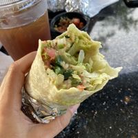 Regular tempeh burrito   at El Indio in Gainesville