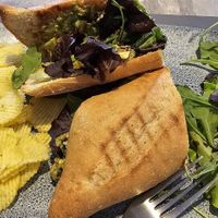 Avocado sandwich,  7,5 euros at Pure in Corfu