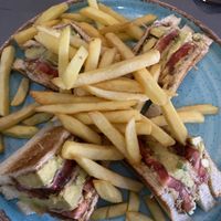 Vegan club sandwichh  at Pure in Corfu