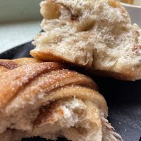 Cinnamon roll- not too sweett  at Papegoye in Oslo