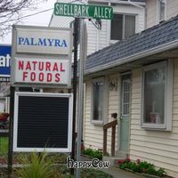 outside, frony of store at Palmyra Natural Foods in Palmyra