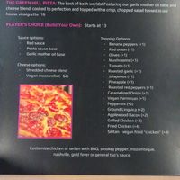 build your own pizza, vegan options at PLAY Arcade in New Bedford