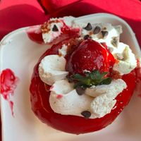 Delicious special donut. We had been travelling so it did look better in the shop  at Chök - Valencia in Valencia