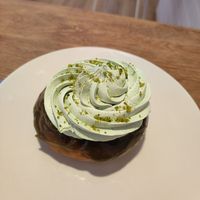 Pistachio cream and chocolate donut at Chök - Valencia in Valencia