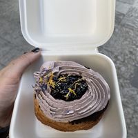 Blueberry cronut   at Chök - Valencia in Valencia