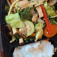 Sautéed Vegetables with Basil at Thai Room in Kill Devil Hills