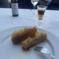 Baklava was vegan 🤩  at Moustakallis in Paphos