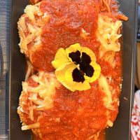 Chick'N Parmesan with Pasta  at V-Spot in New Hope