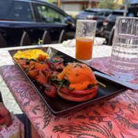 Forgot to take a picture before we started eating   at V-Spot in New Hope