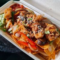 Tofu nachos at Sukoya in Manchester